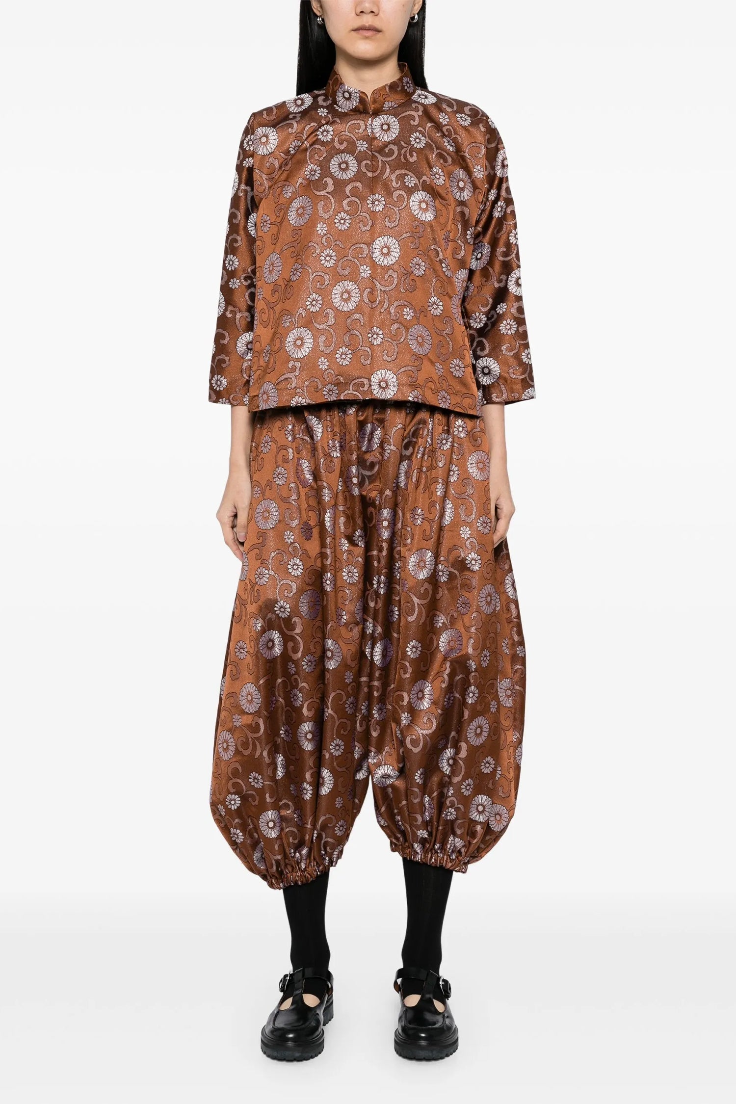 JACKET IN BROWN/MULTI, SS25