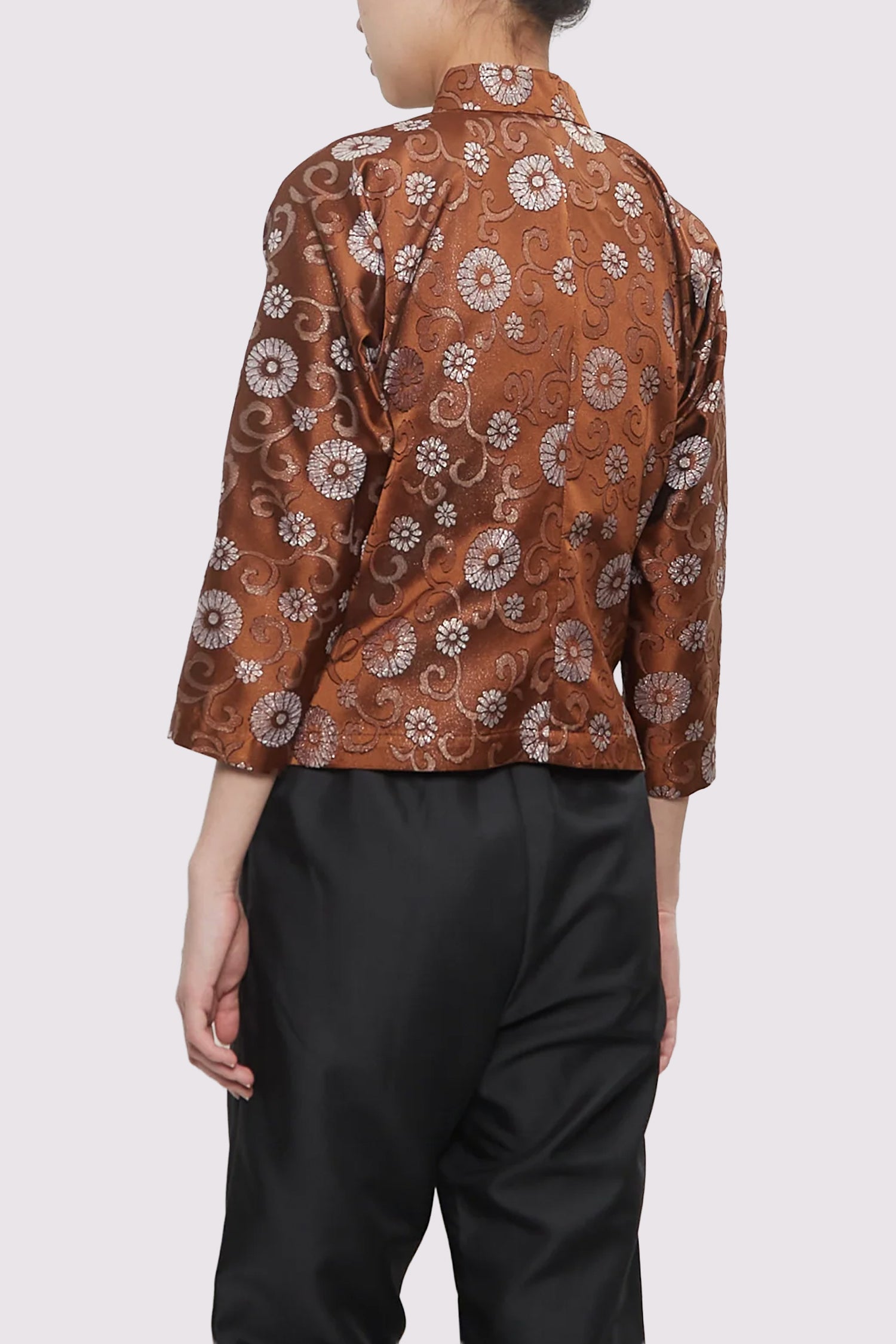 JACKET IN BROWN/MULTI, SS25