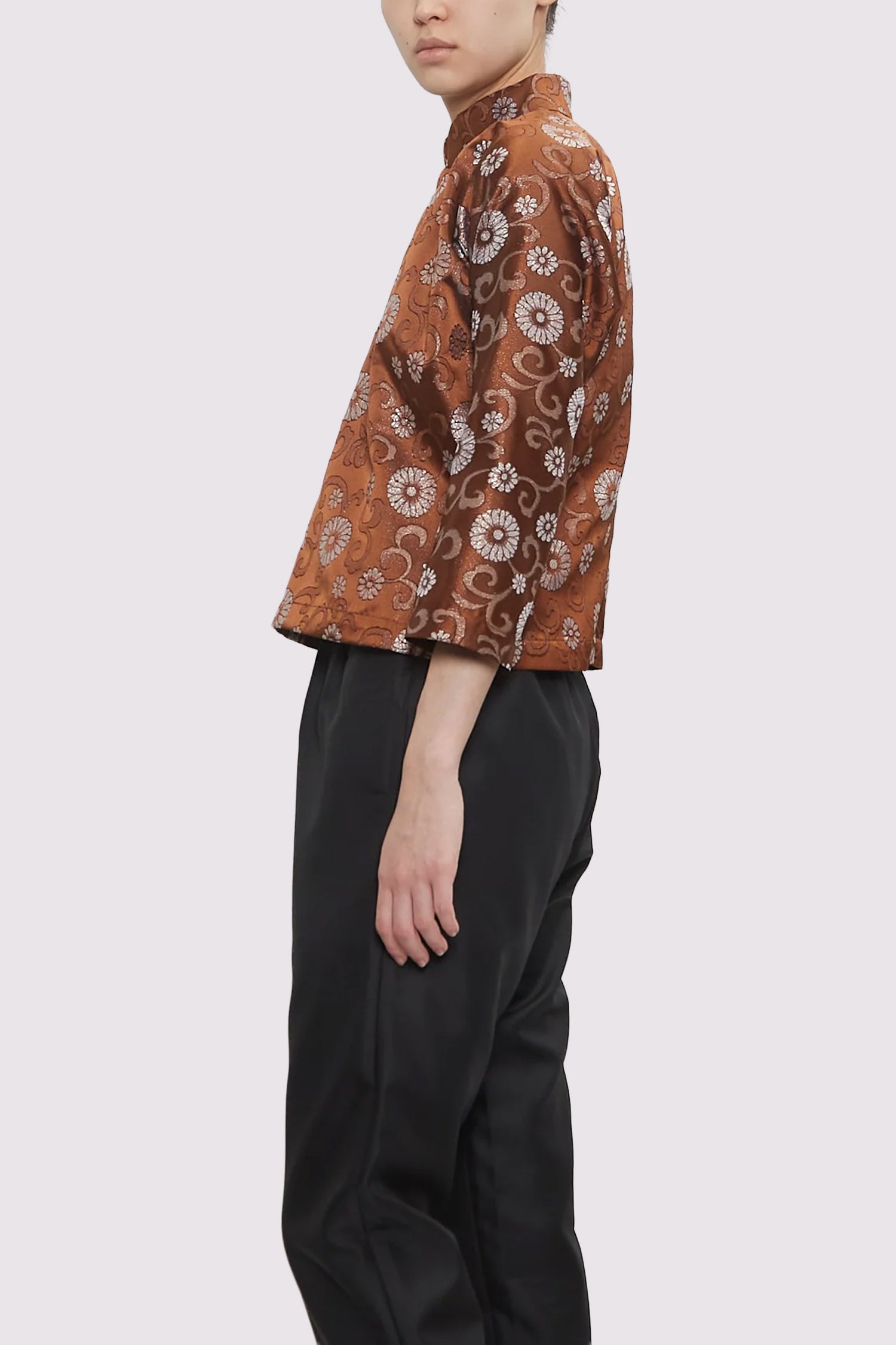 JACKET IN BROWN/MULTI, SS25