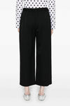 WIDE LEG WOOL PANTS IN BLACK, SS25