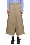 PLEATED WIDE LEG PANT IN BEIGE, SS25