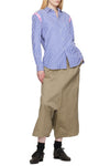 PLEATED WIDE LEG PANT IN BEIGE, SS25