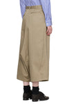 PLEATED WIDE LEG PANT IN BEIGE, SS25