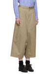 PLEATED WIDE LEG PANT IN BEIGE, SS25