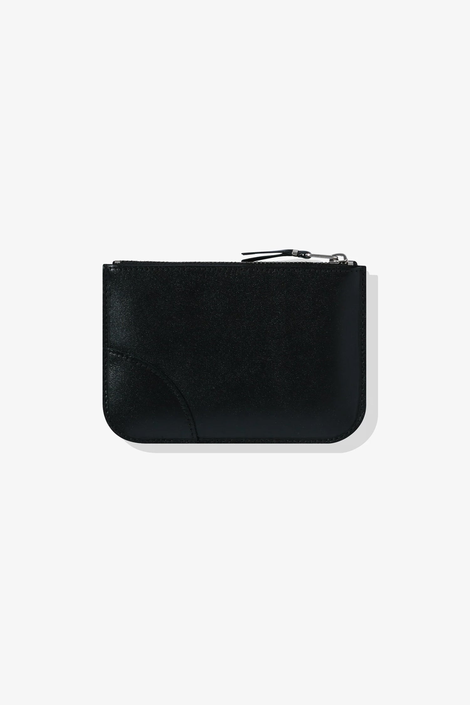SILVER EYELET PURSE IN BLACK, SS25