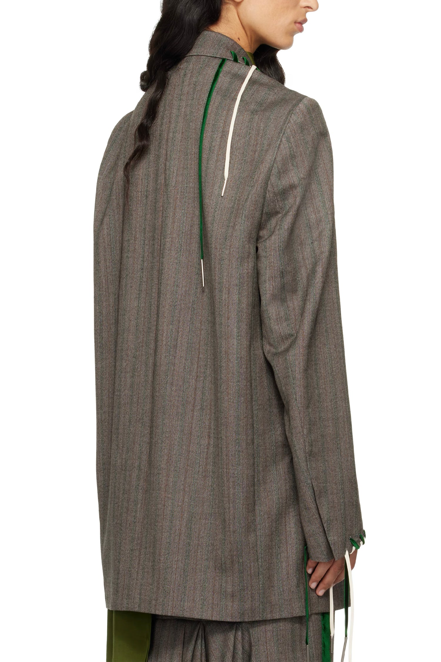 BLINK EMB JACKET IN GREY MELANGE, FW26