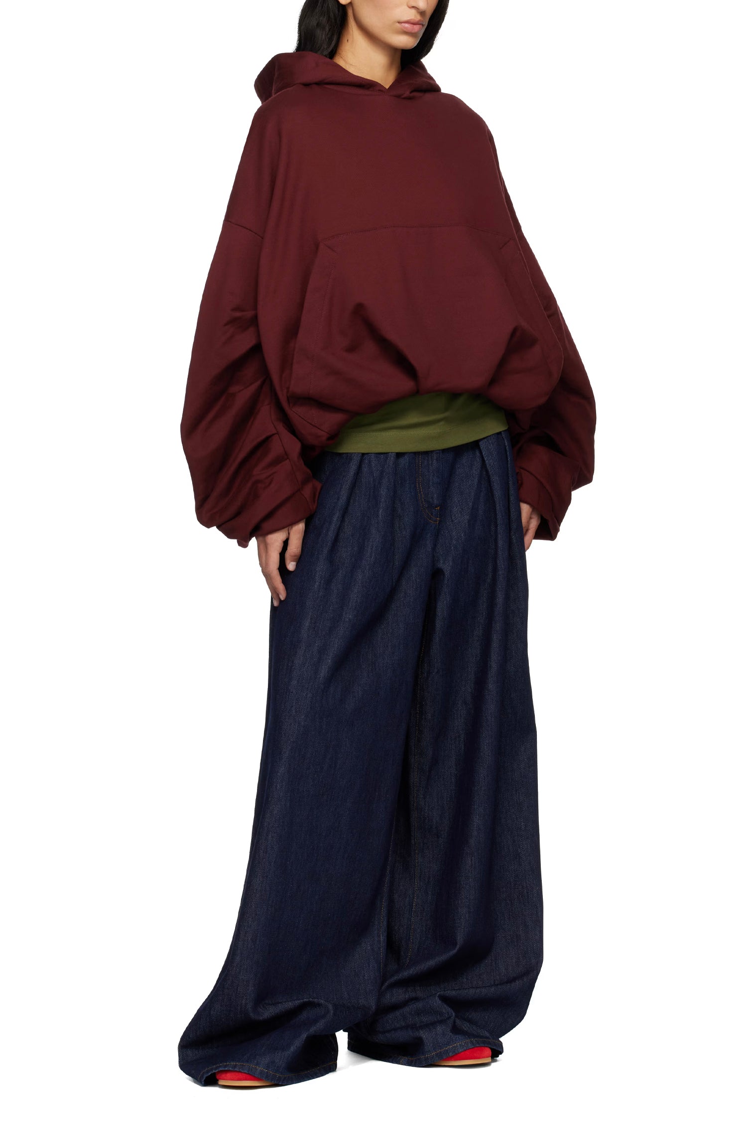 HANNETT BIS SWEATER IN RUBY, FW26