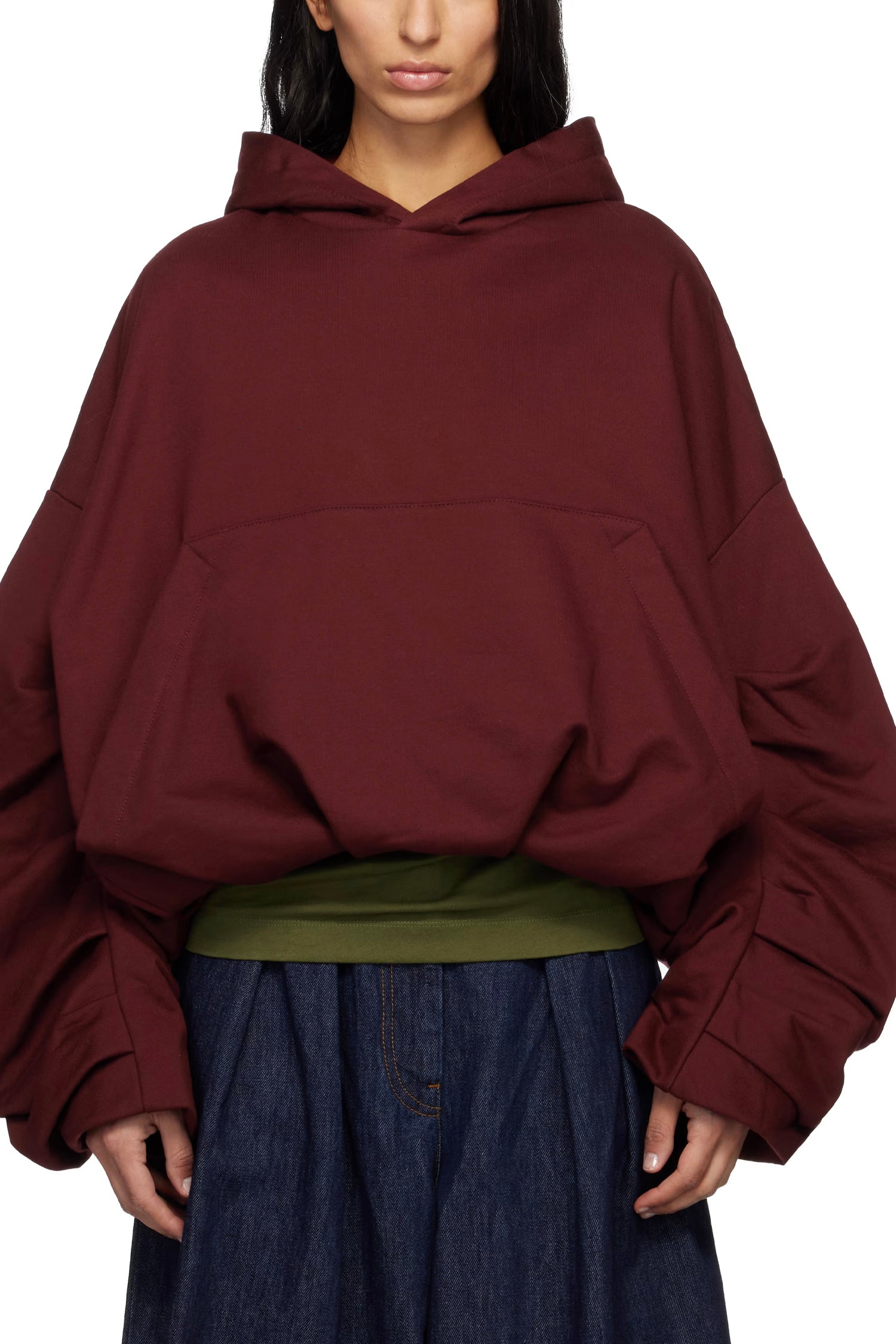 HANNETT BIS SWEATER IN RUBY, FW26