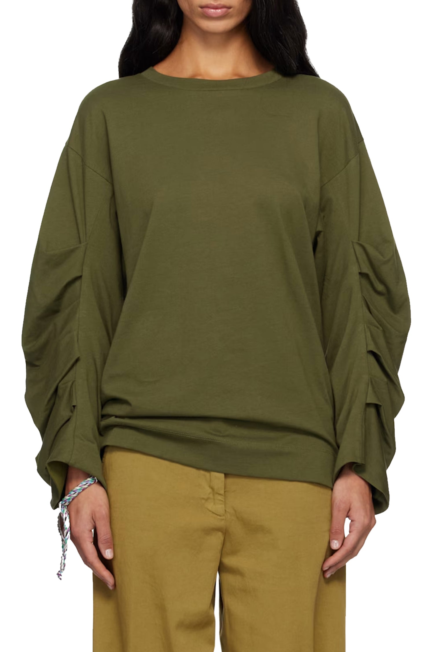 HEYNAS TOP IN GREEN, FW26
