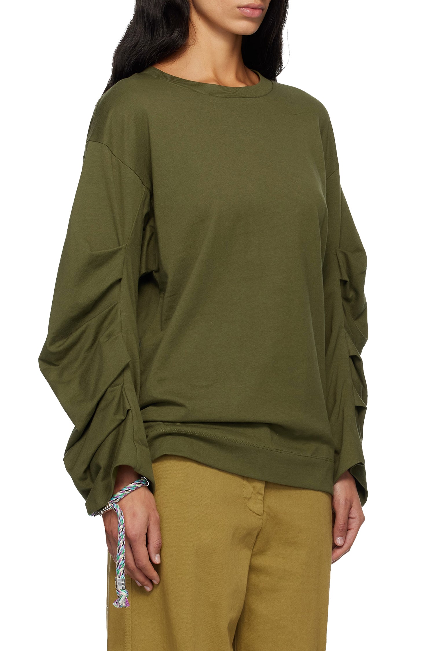 HEYNAS TOP IN GREEN, FW26