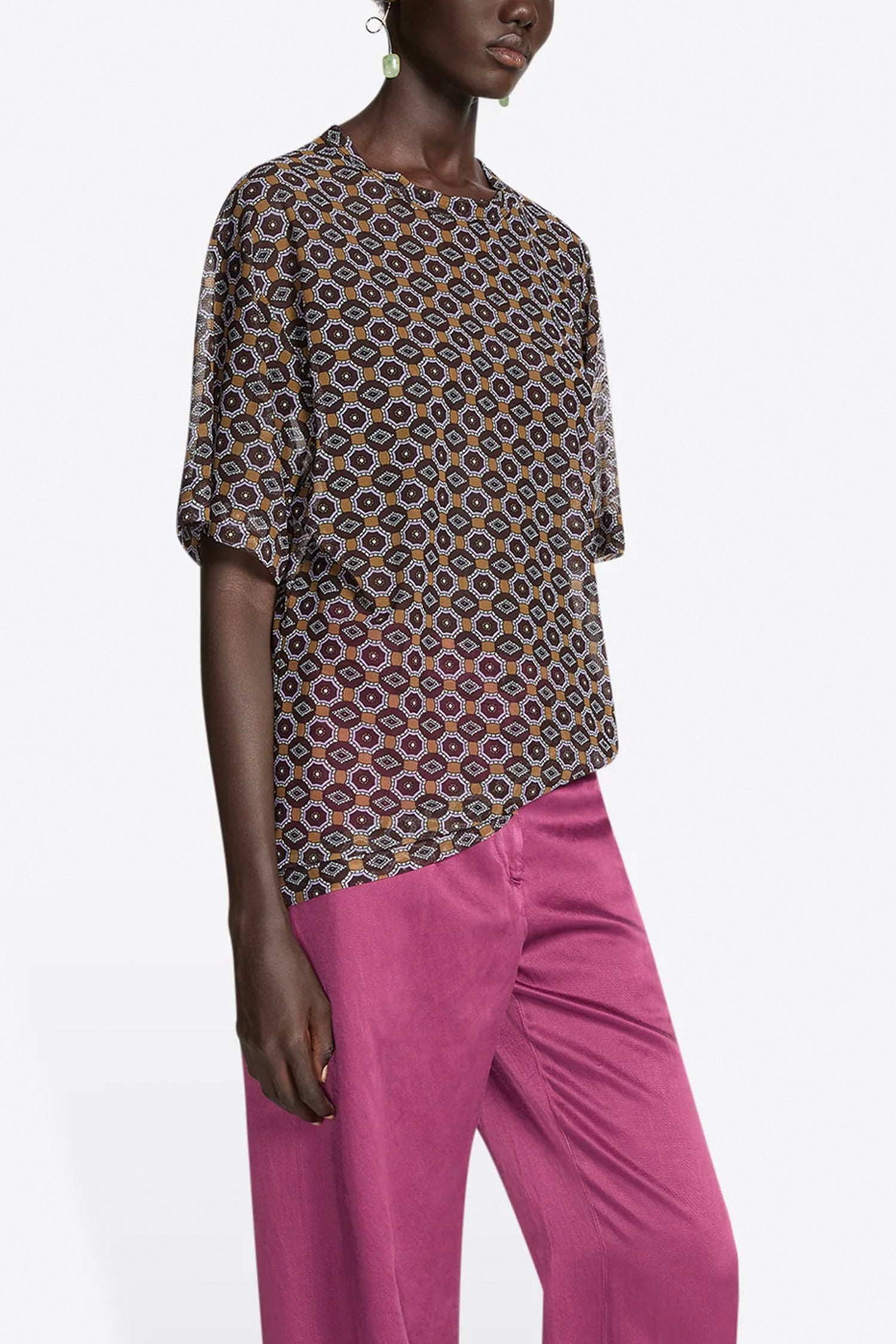 HOGE PR T SHIRT IN BROWN, FW26