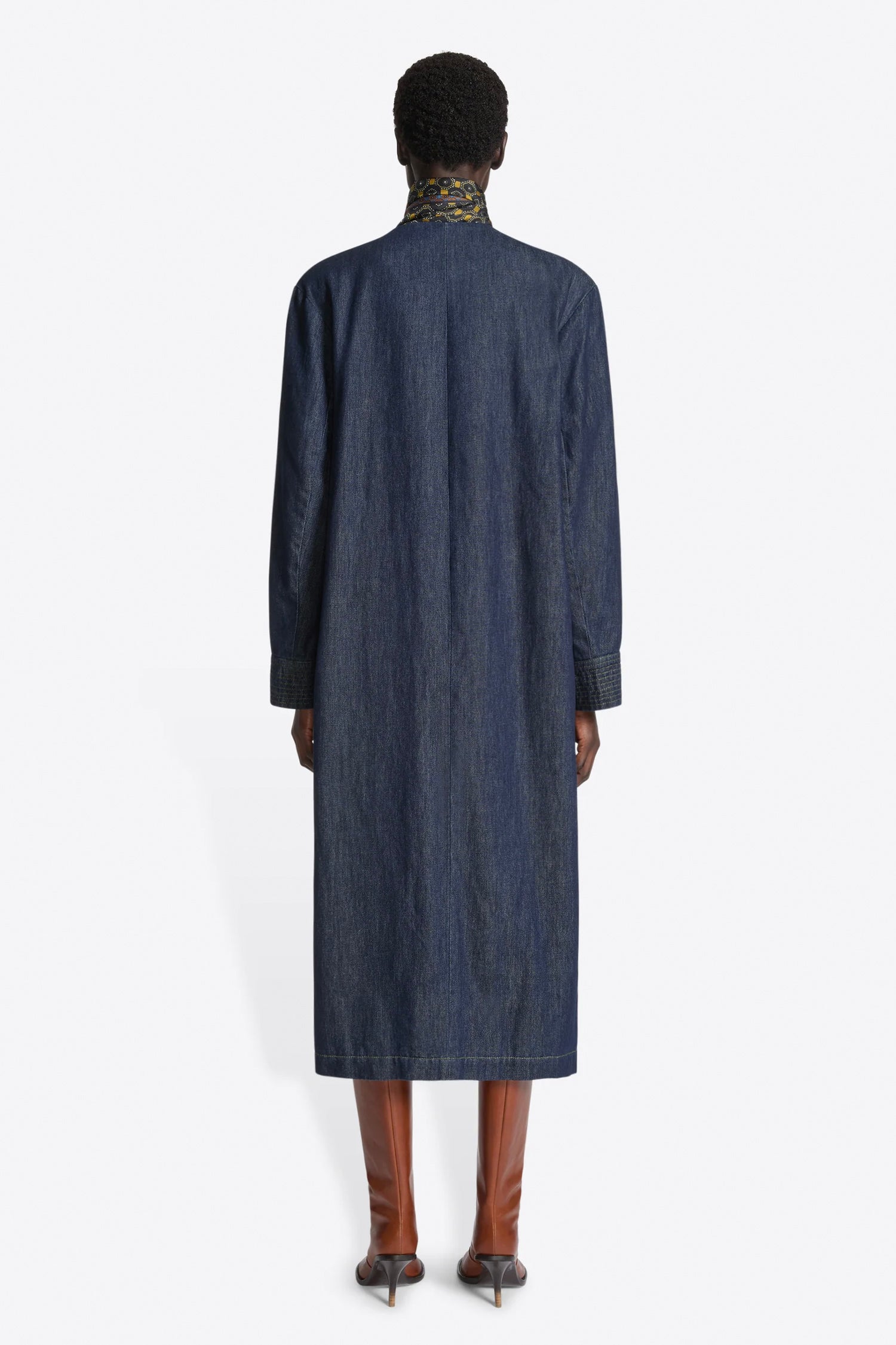 RIVLA DEN COAT IN INDIGO, FW26