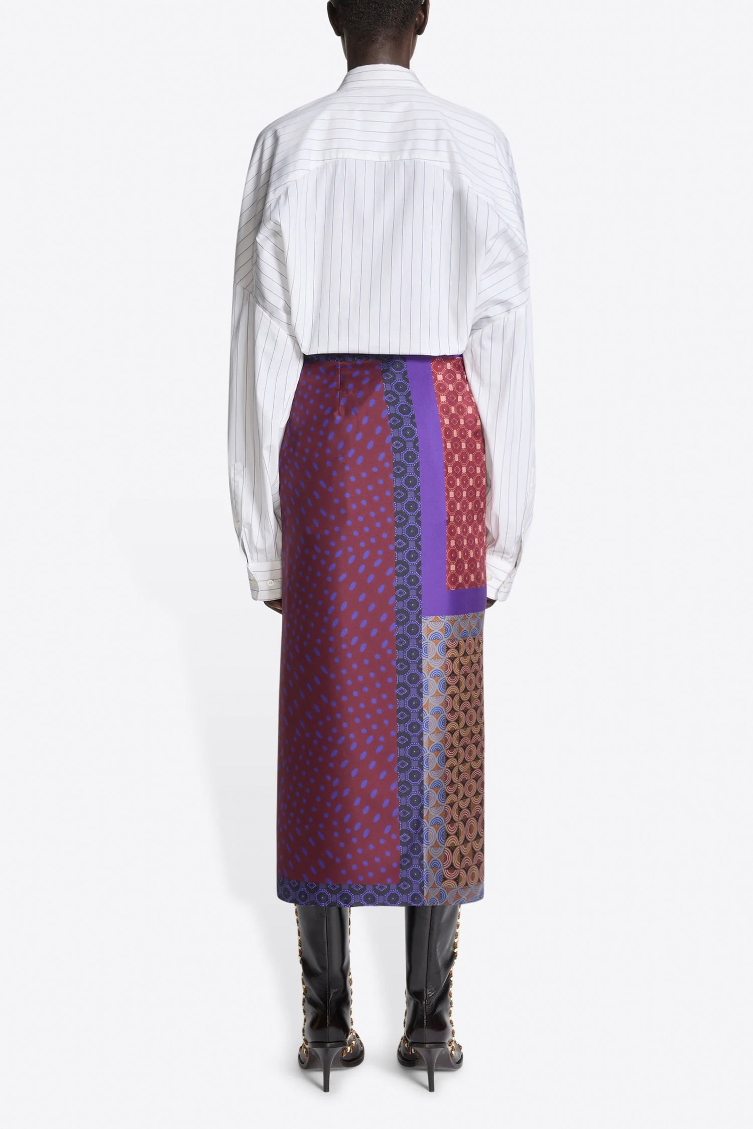 SCARFY LONG SKIRT DESSIN B, FW26