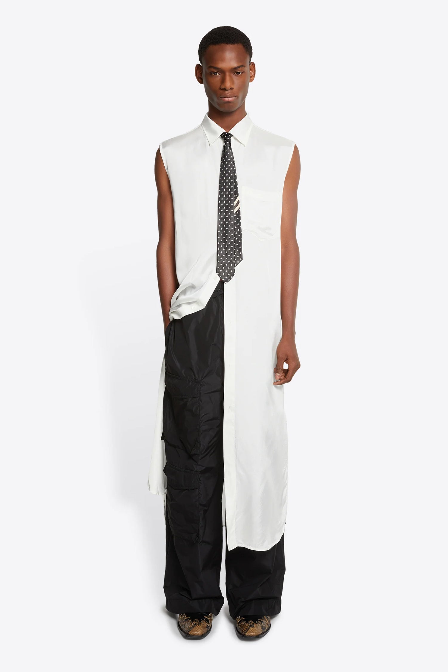 CALEBY SHIRT IN OFF WHITE,SS23