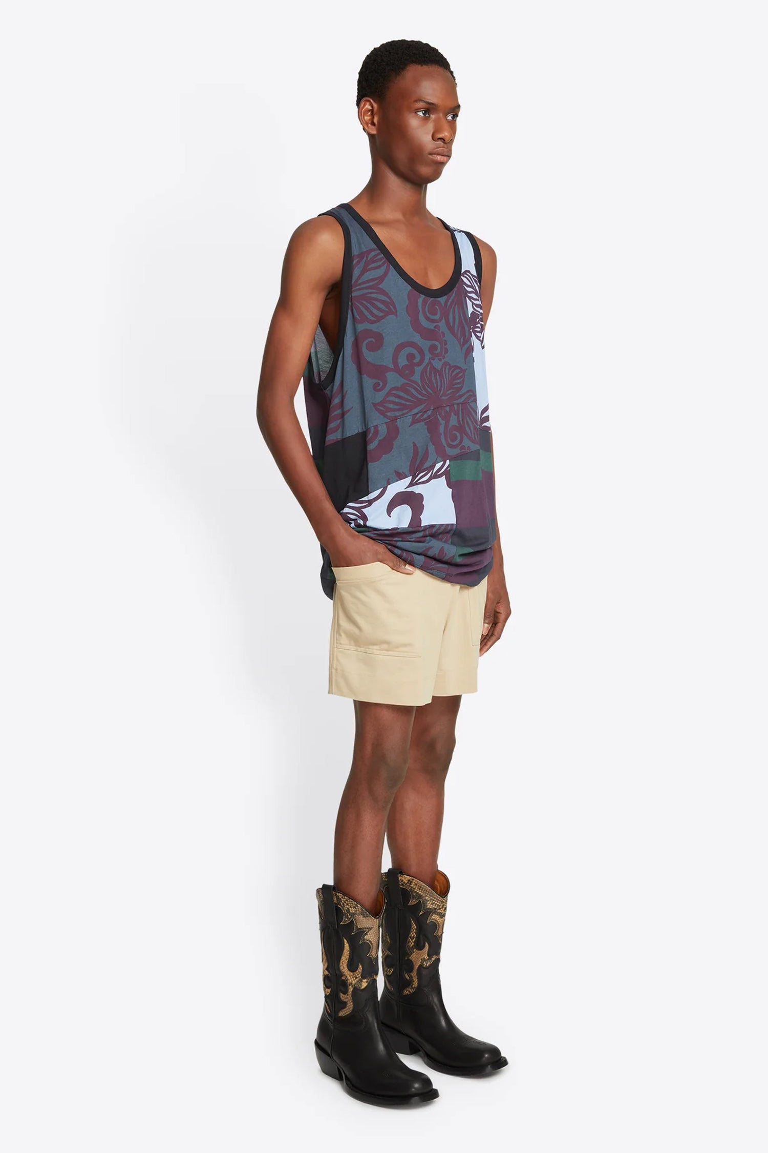 HADY PATCH SINGELETTE IN PETROL, SS23