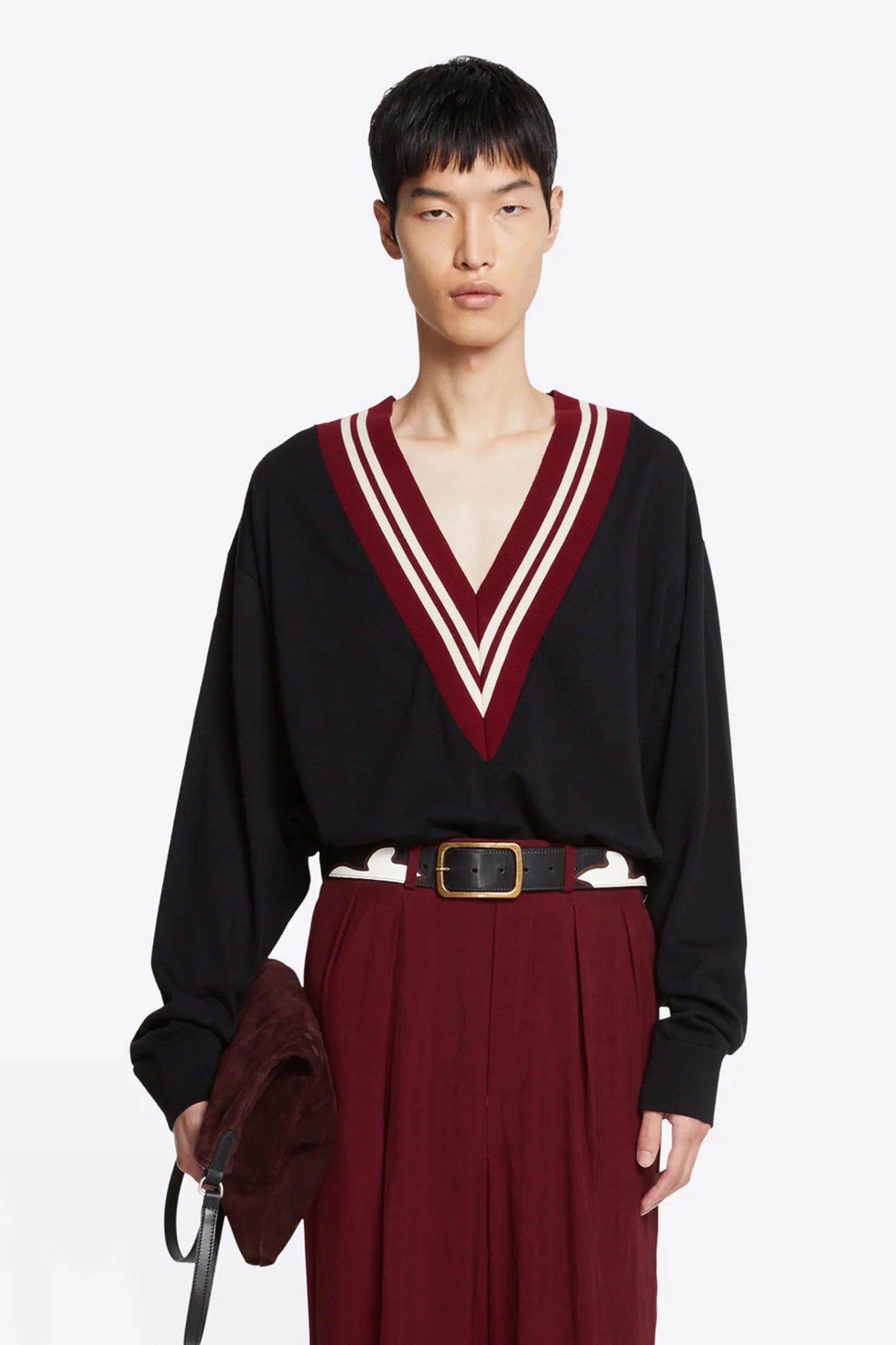 MILIAAN SWEATER IN BLACK, SS23