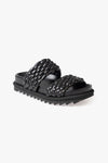 DRIES LEATHER SANDALS IN BLACK, SS24