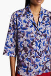 CALA SHIRT IN BLUE PRINT, SS25