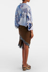 CASIA SHIRT IN BLUE ORCHID, SS25