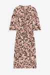 DAFFIE DRESS IN DARK BROWN, SS25