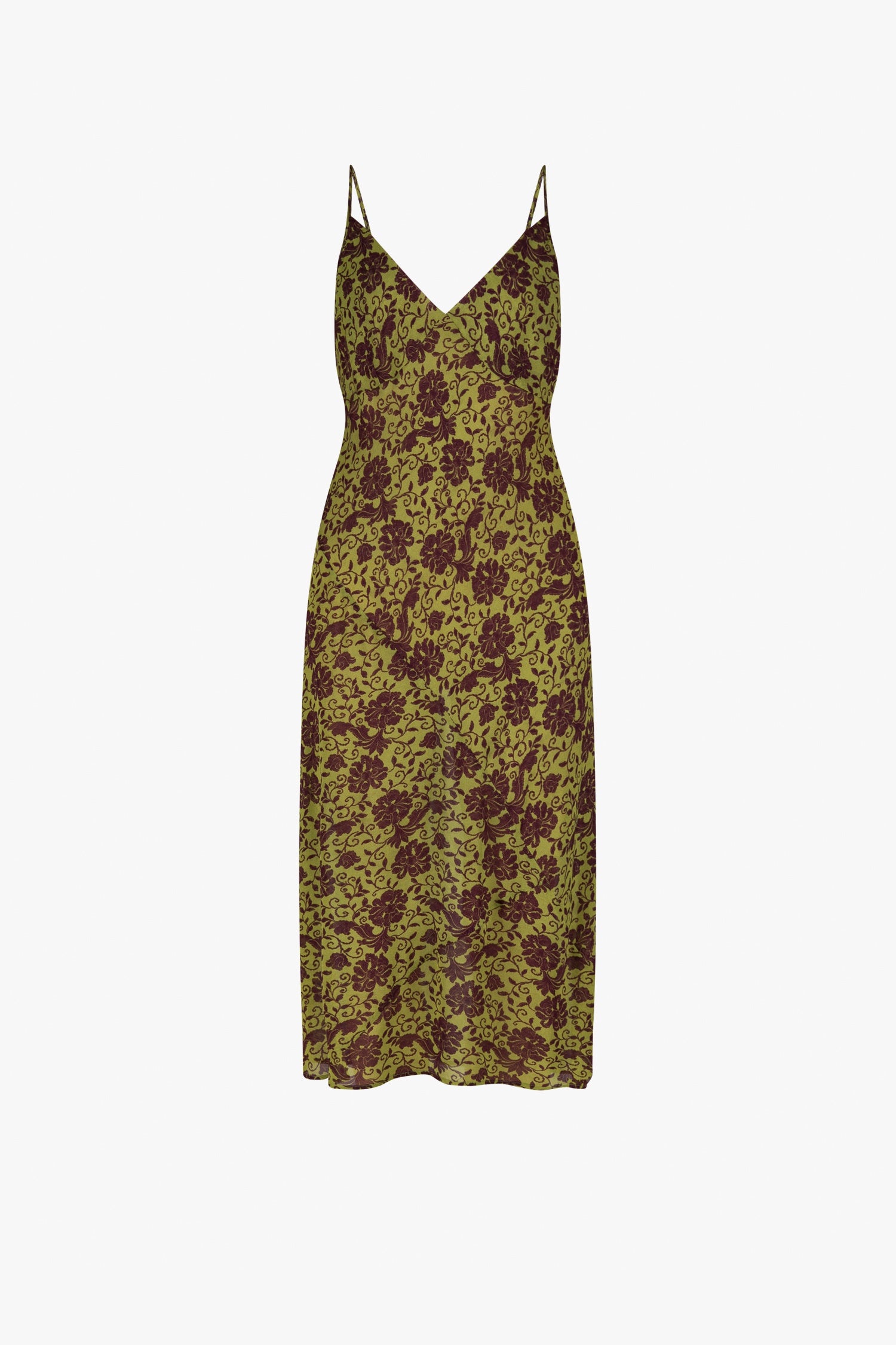 DENNE DRESS IN OLIVE, SS25