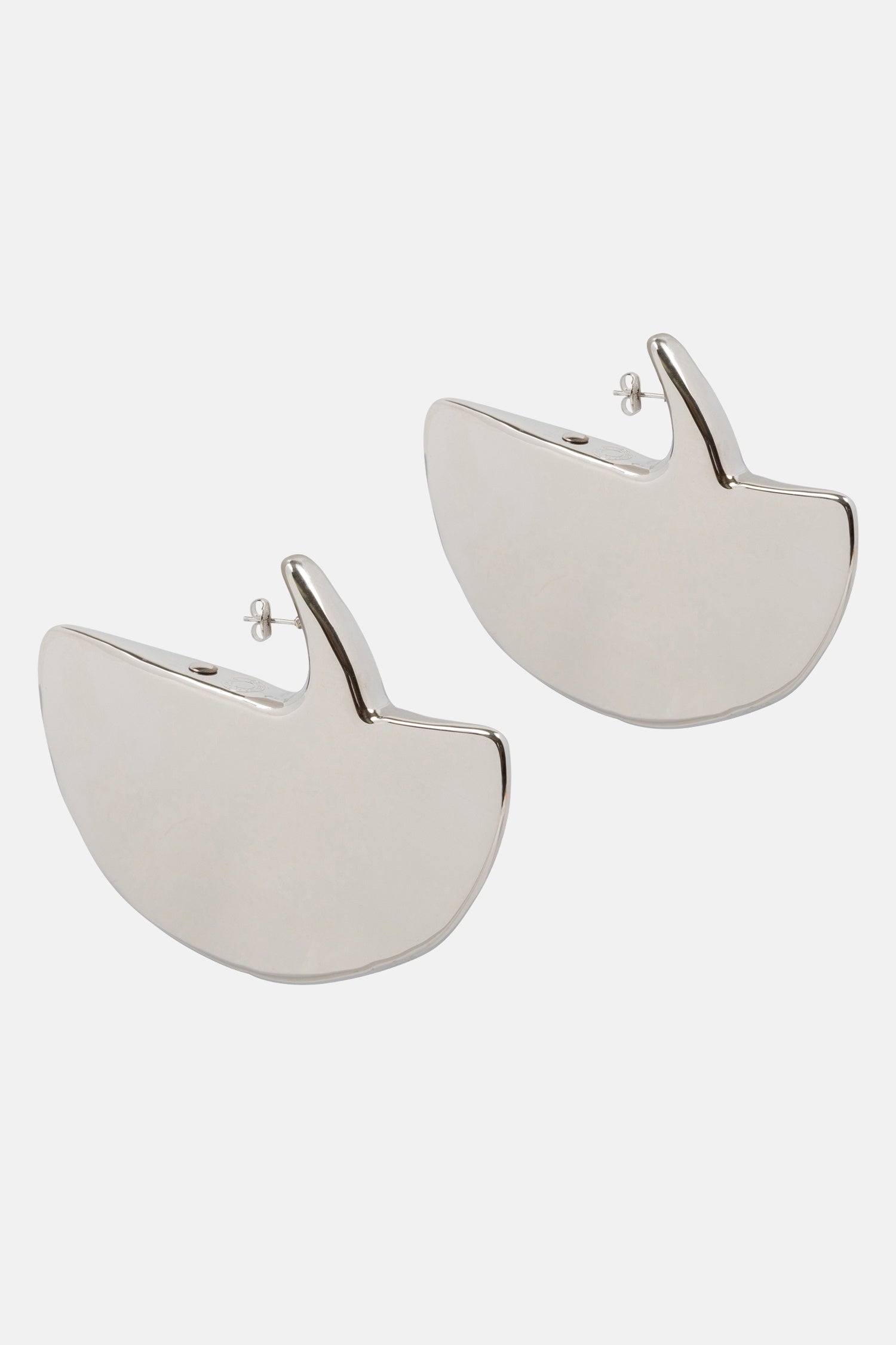 HALF CIRCLE EARRING IN SILVER, SS25