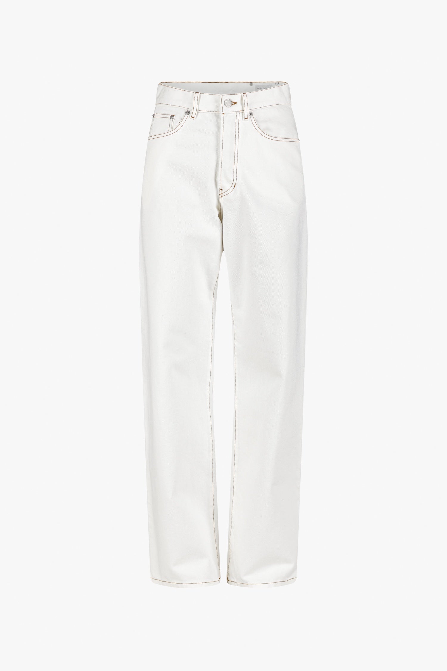PEYTON DENIM PANTS IN OFF WHITE, SS25