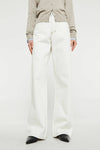 PEYTON DENIM PANTS IN OFF WHITE, SS25