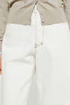 PEYTON DENIM PANTS IN OFF WHITE, SS25