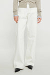 PEYTON DENIM PANTS IN OFF WHITE, SS25