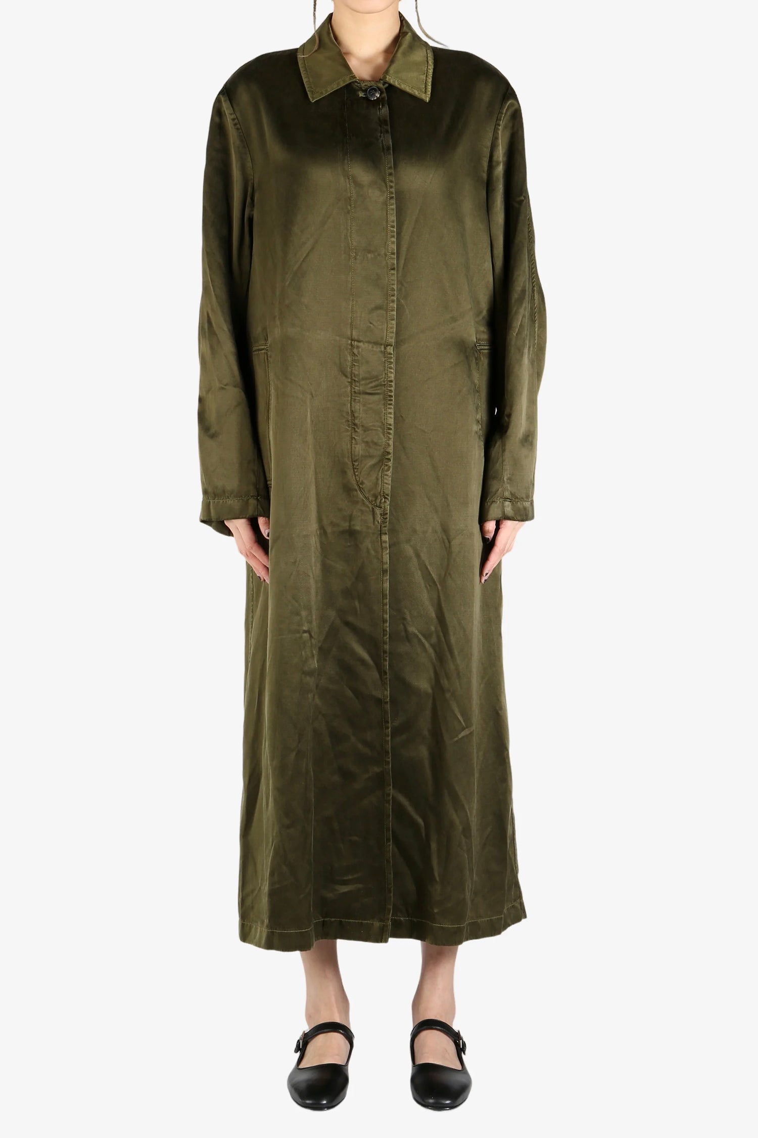 RALTONAS GD COAT IN KHAKI, SS25
