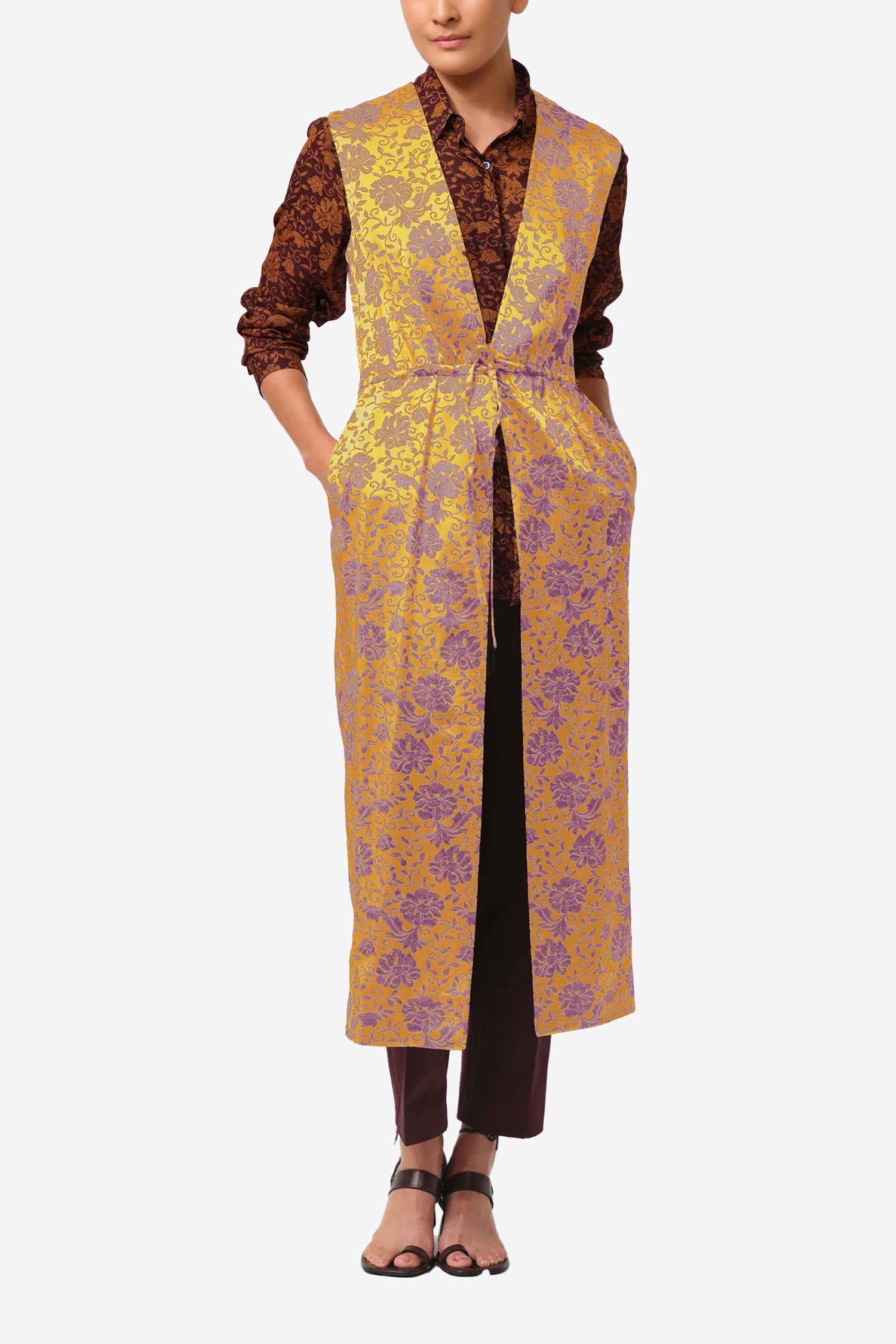 ROMINA COAT IN MANDARIN, SS25