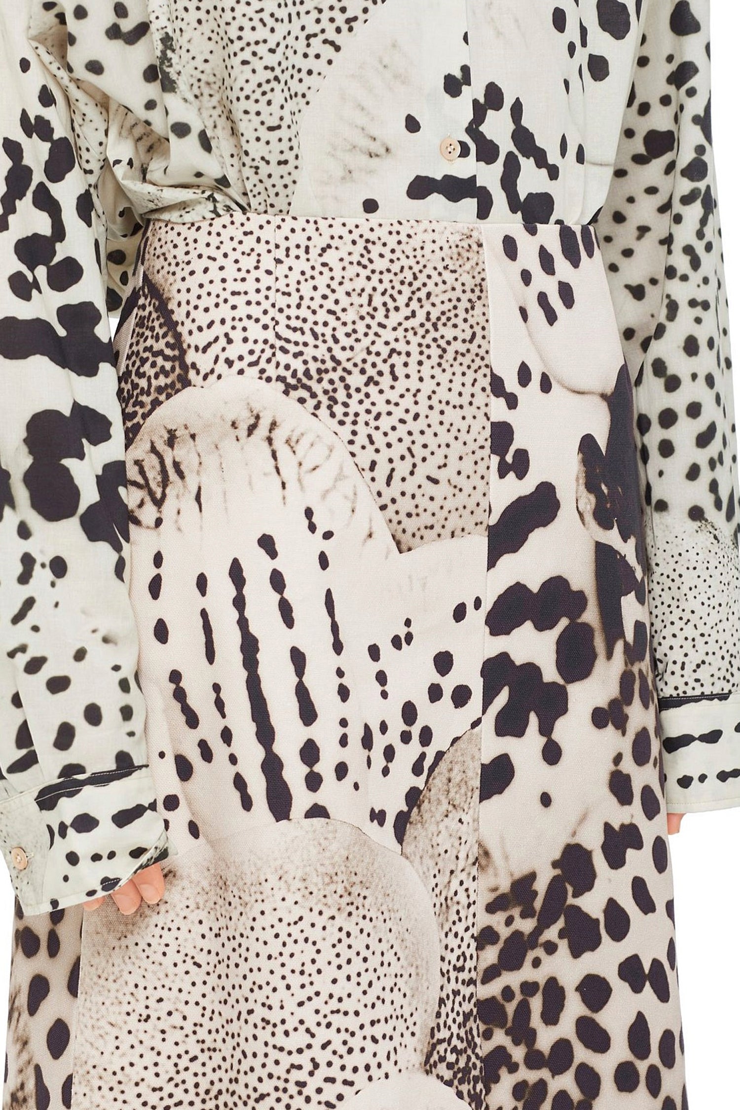 SHERA BIS SKIRT IN BLACK ORCHID, SS25