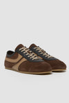 SUEDE SNEAKERS IN DARK BROWN, SS25