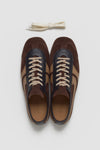 SUEDE SNEAKERS IN DARK BROWN, SS25
