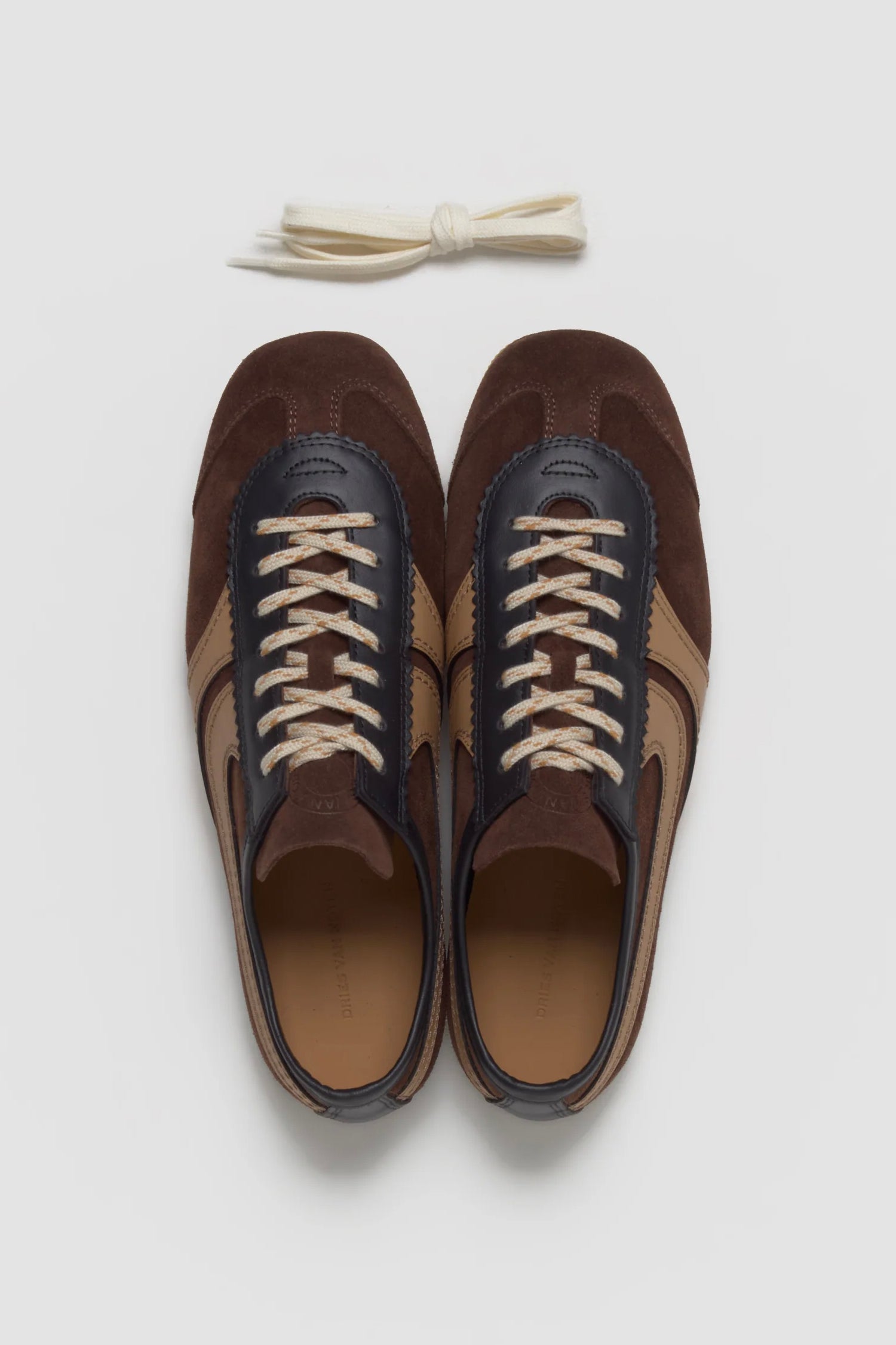 SUEDE SNEAKERS IN DARK BROWN, SS25 - Zambesi Store