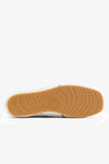 LEATHER SNEAKERS IN CRINKLED SILVER, SS25