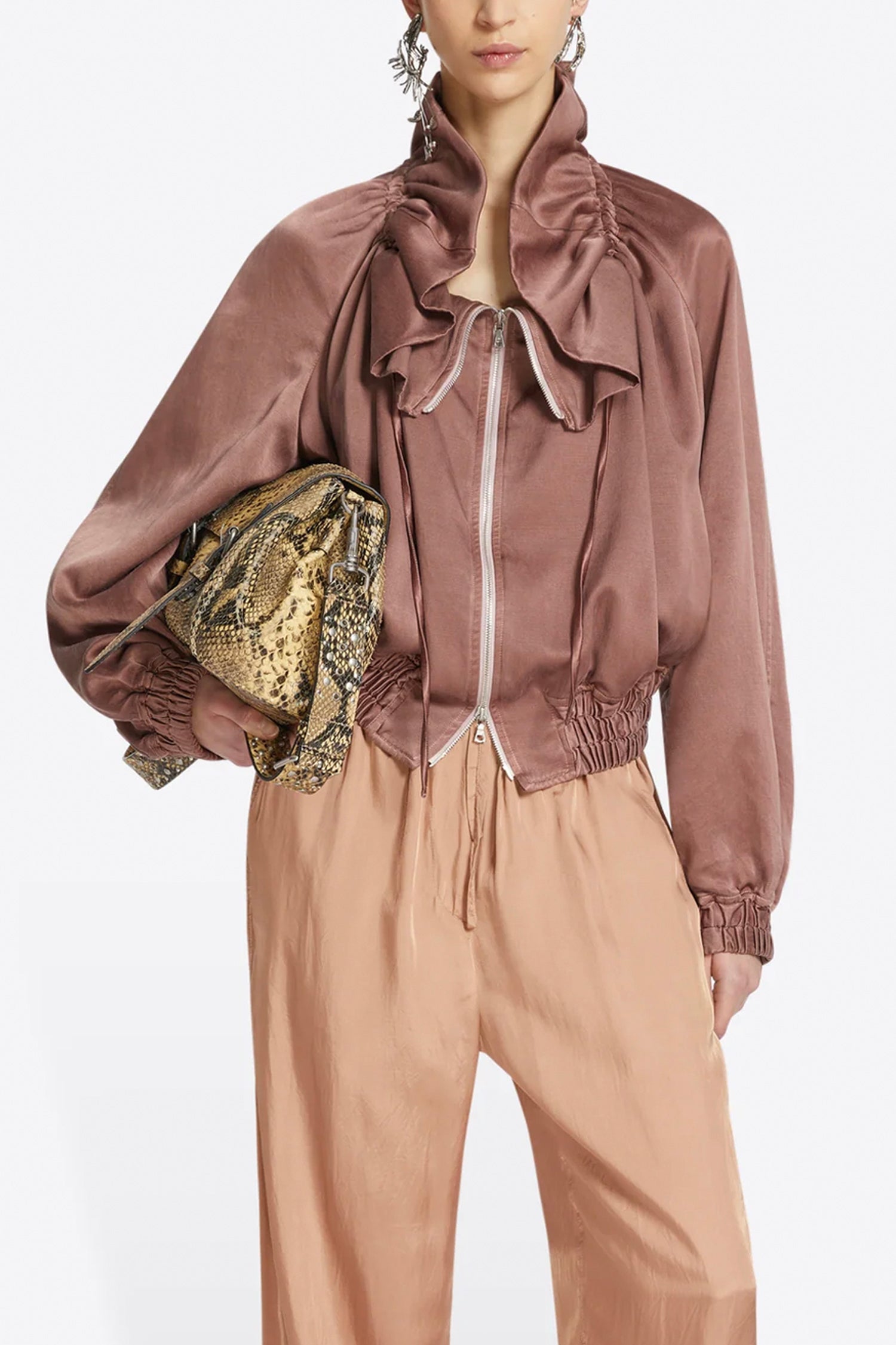 VOLY GD JACKET IN TAUPE, SS25