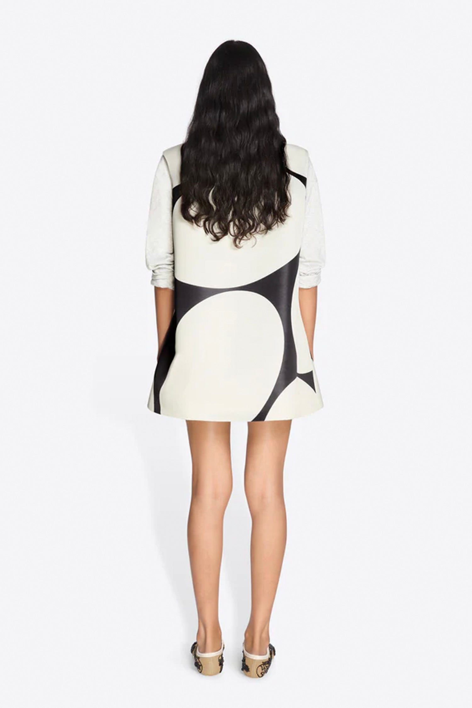 DABEL DRESS IN BLACK, SS26