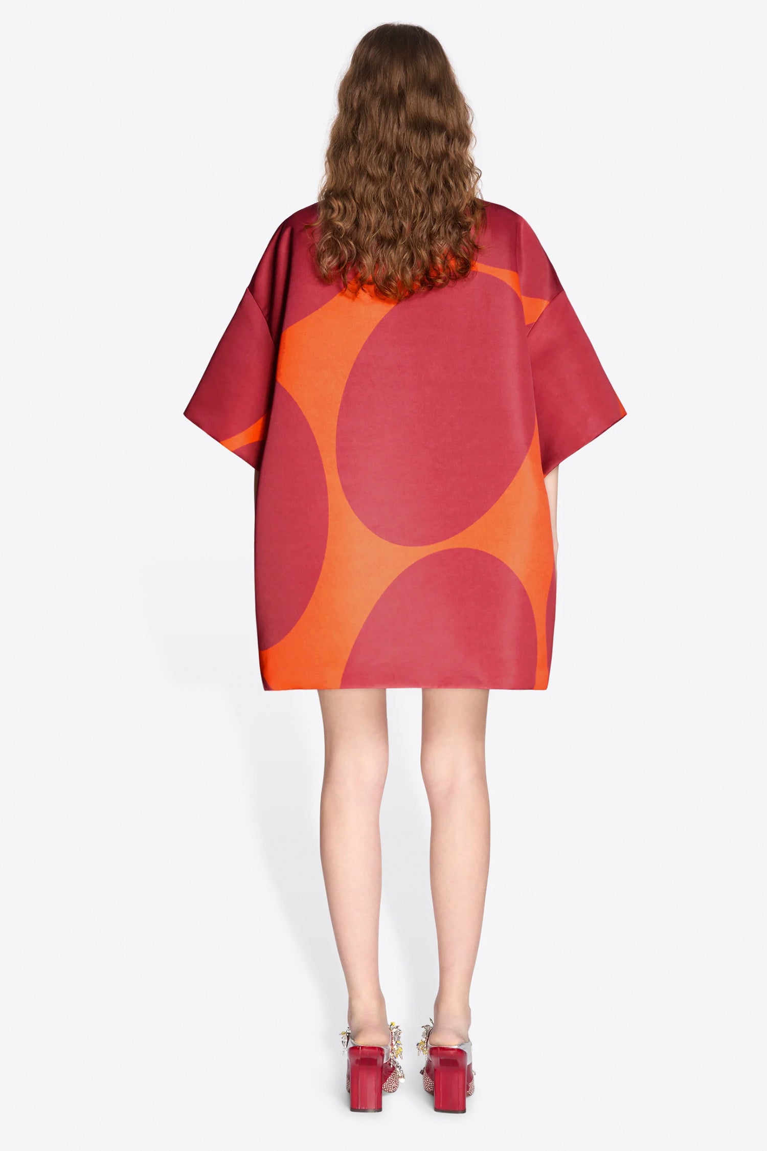 DEKKORA DRESS IN ORANGE, SS26
