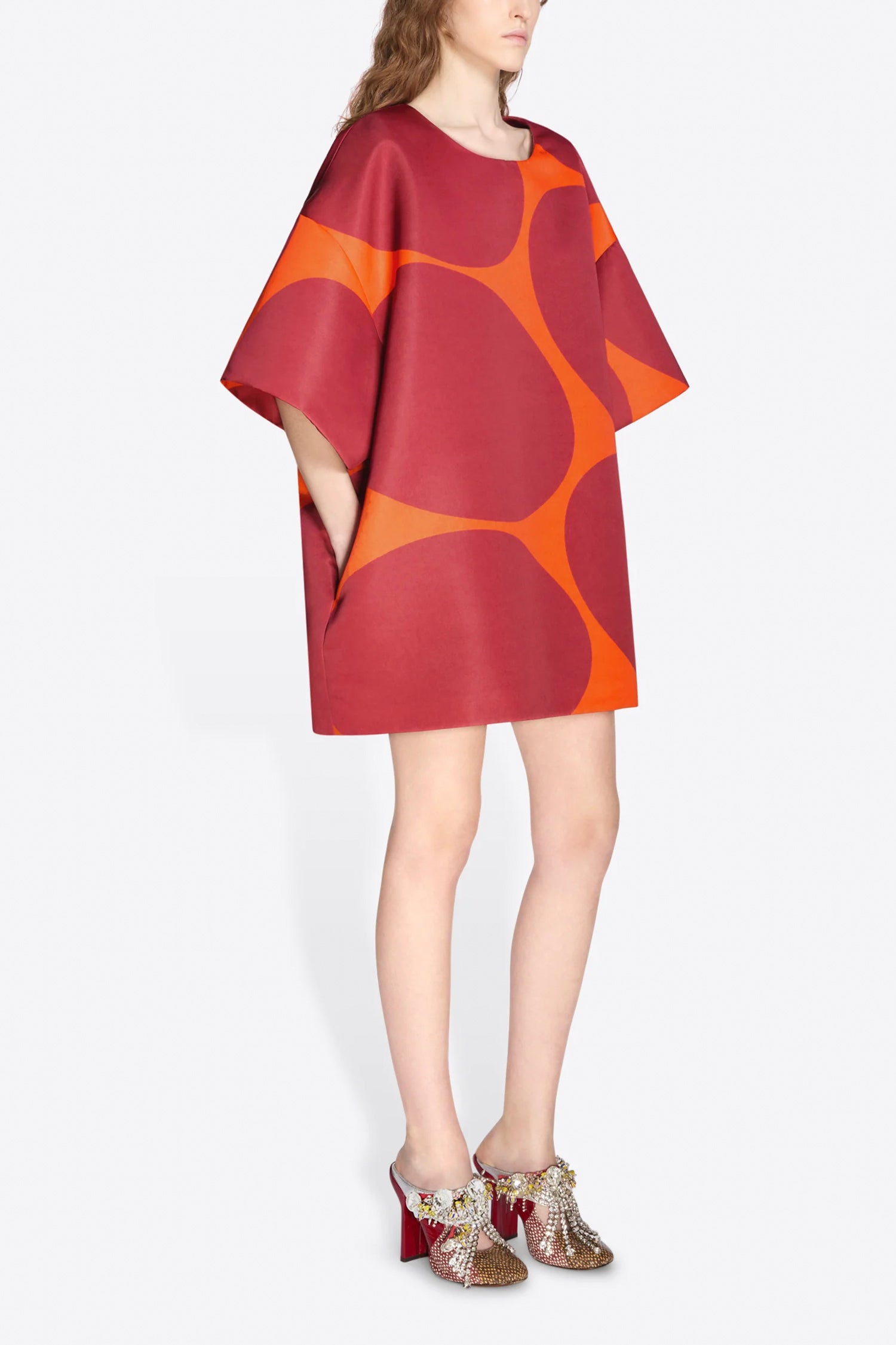 DEKKORA DRESS IN ORANGE, SS26