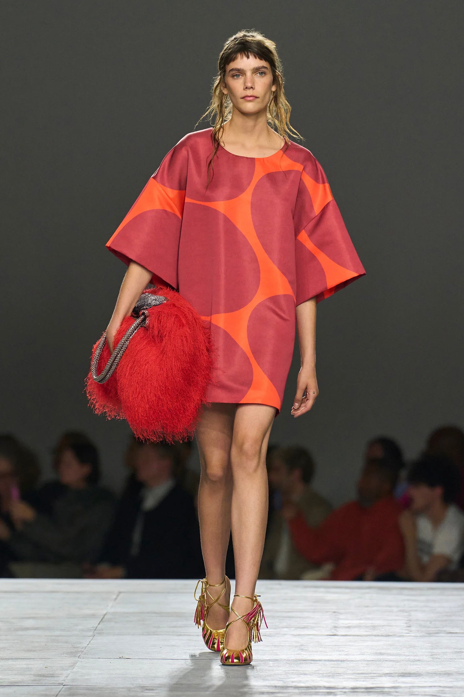 DEKKORA DRESS IN ORANGE, SS26