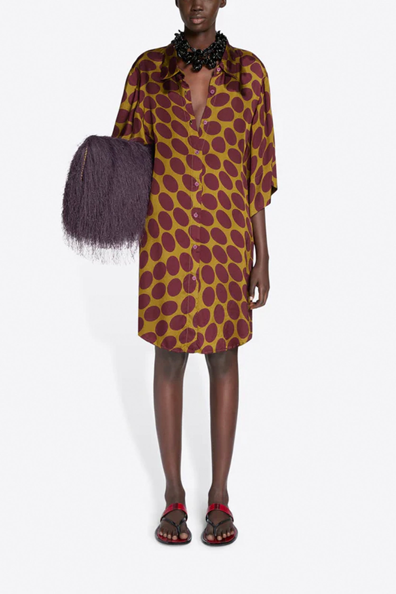 DREA SHIRT DRESS IN CAMEL, SS26