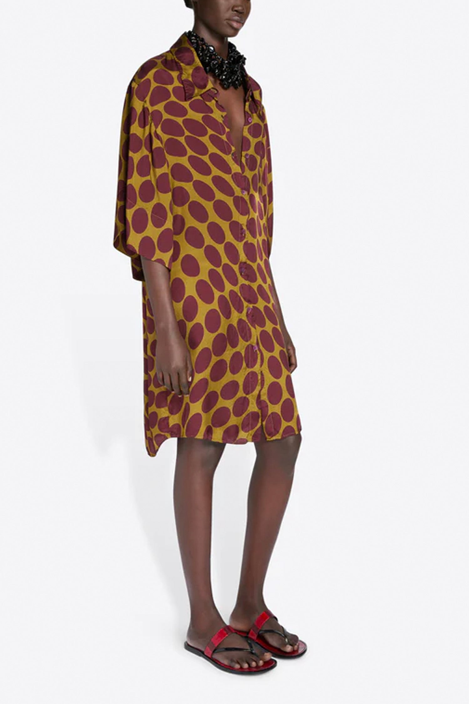 DREA SHIRT DRESS IN CAMEL, SS26
