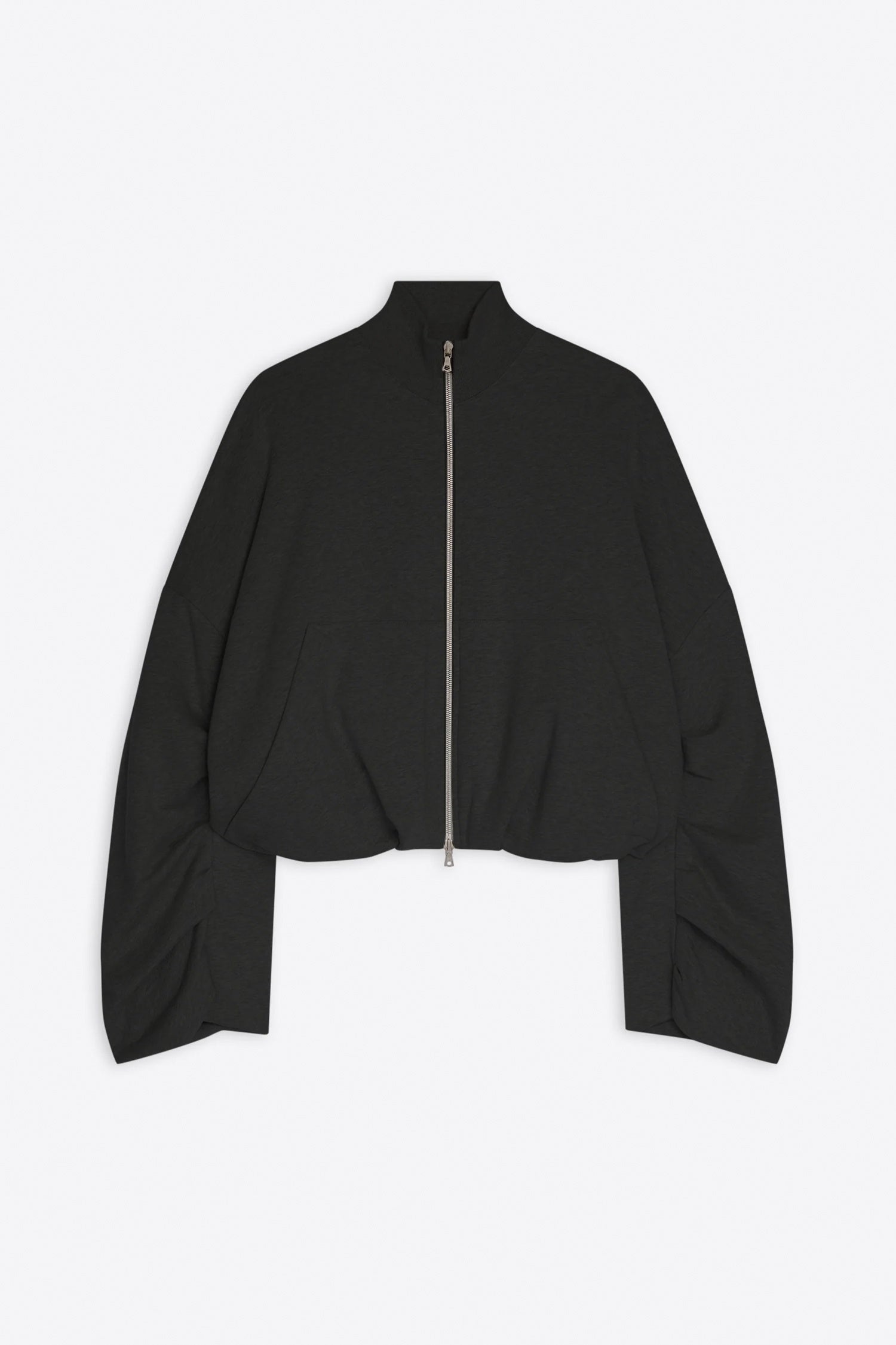 HAQUA ZIP JACKET IN BLACK, SS26