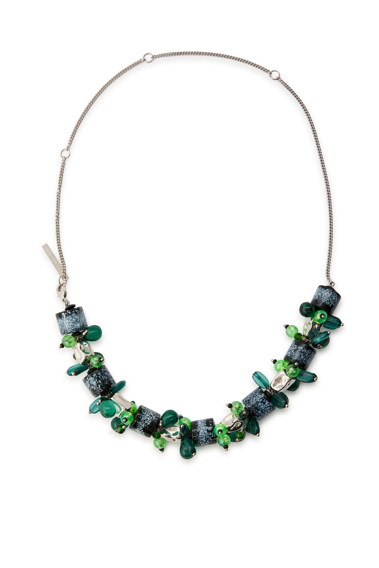 BEADED NECKLACE IN GREEN, SS26