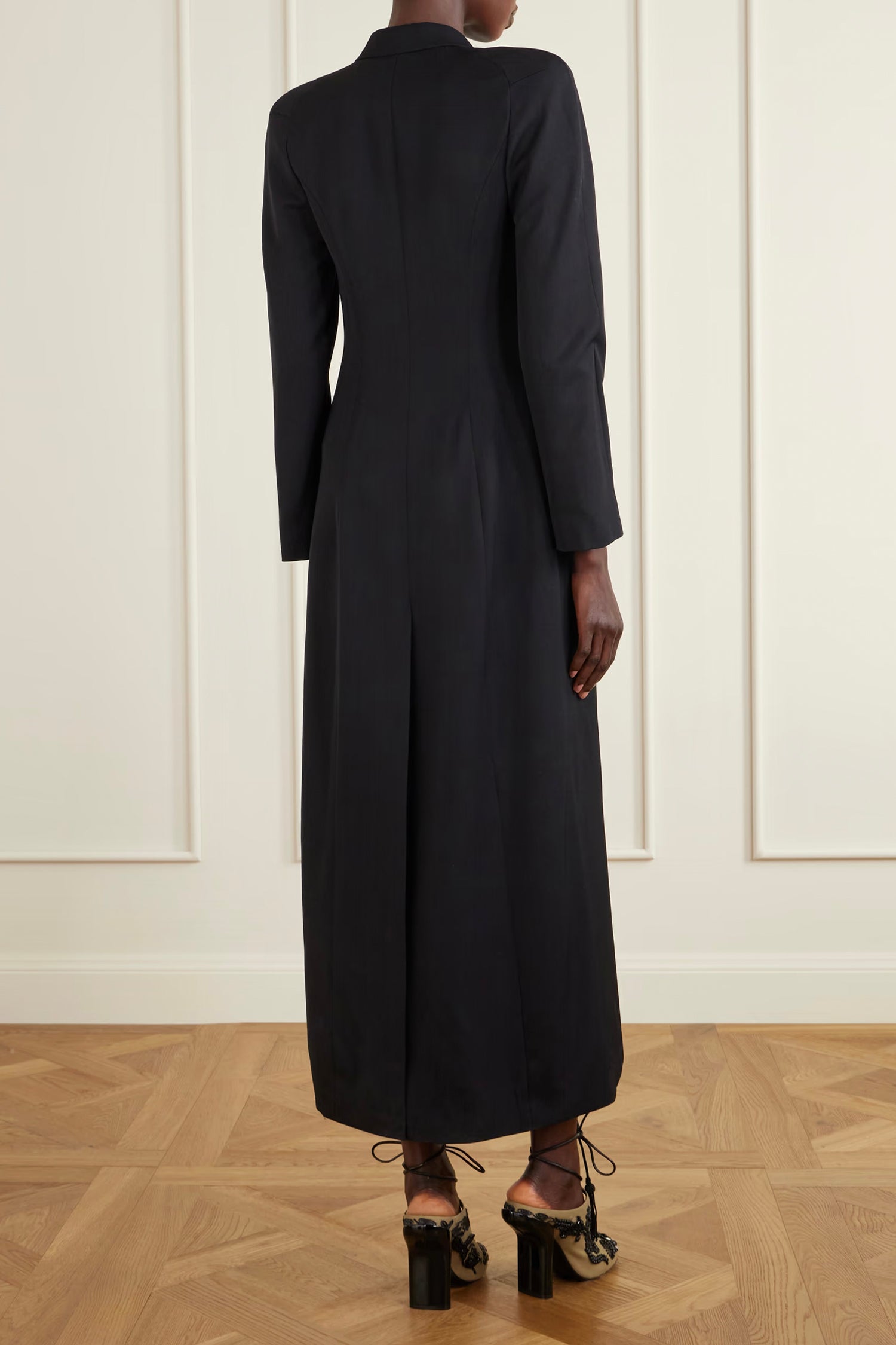 RONNA COAT IN BLACK, SS26