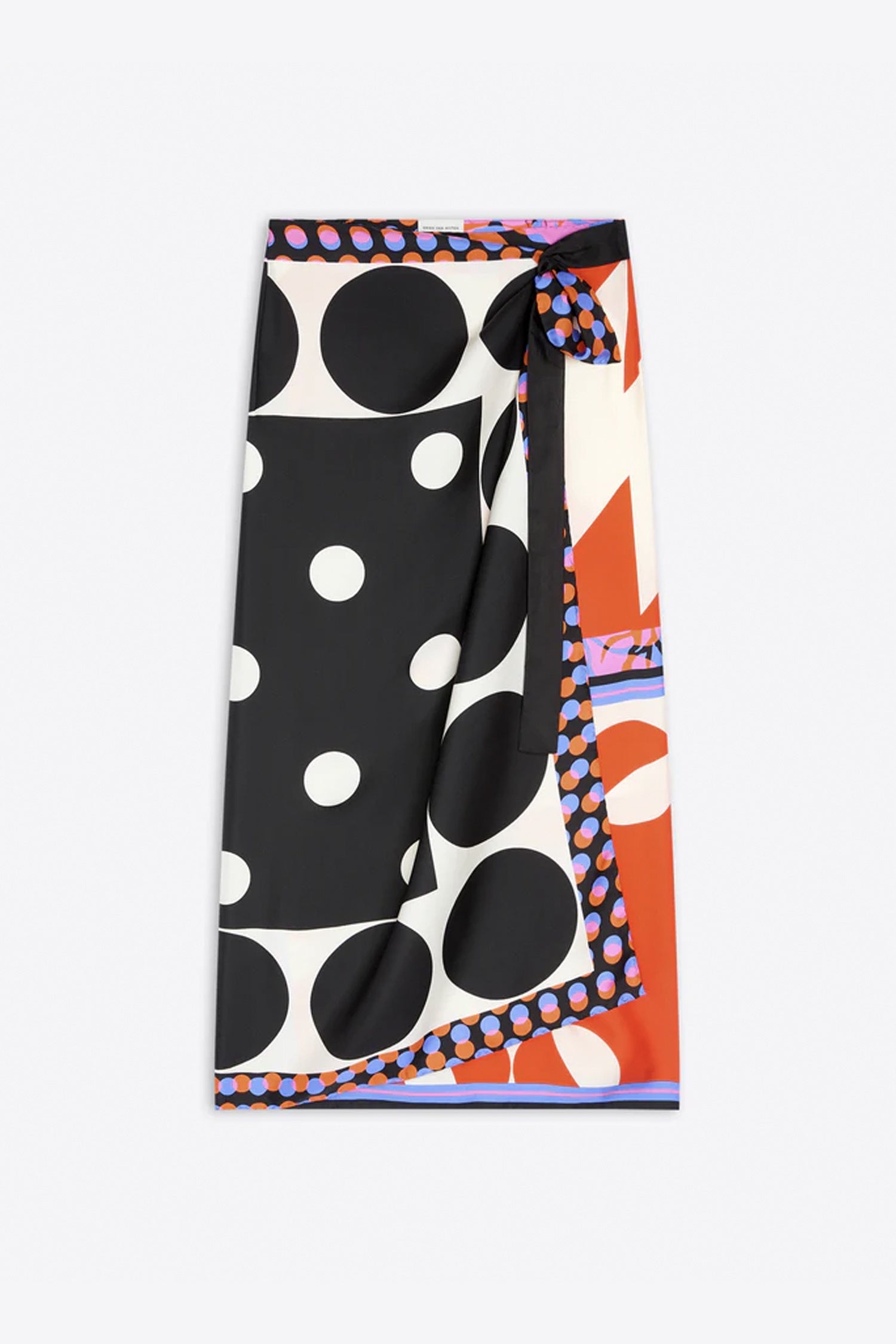 SCARFY LONG WRAP SKIRT IN DESSIN A, SS26