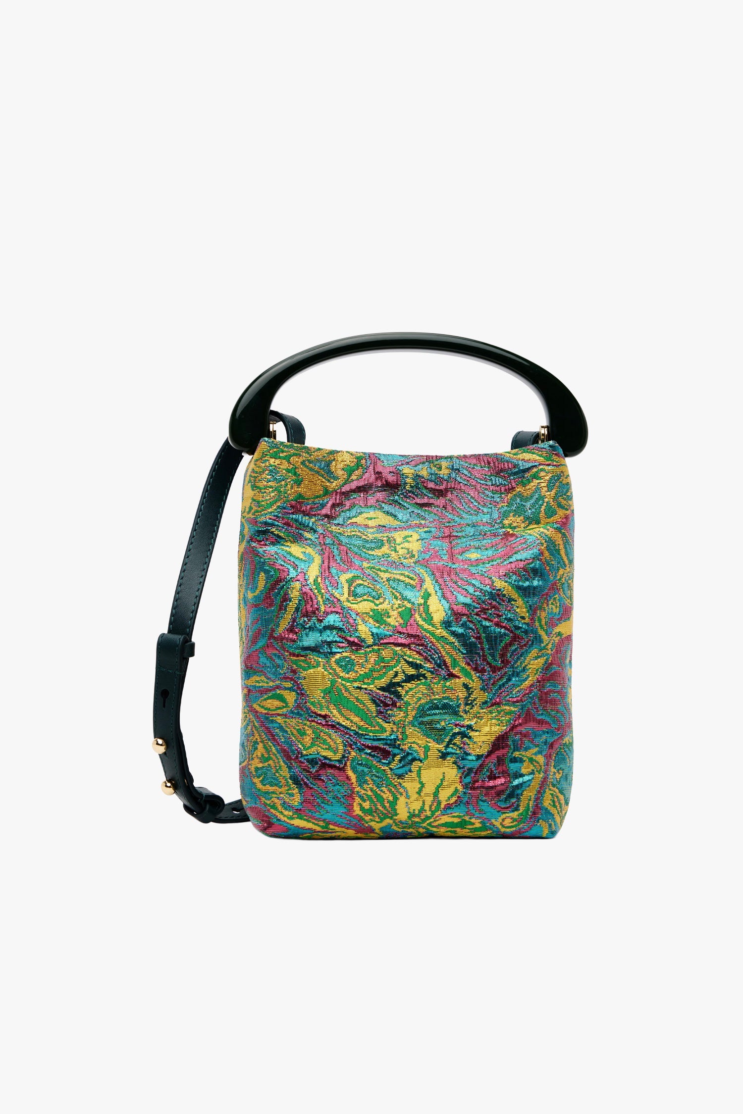 CRISP MICRO JACQUARD BAG IN LEMON, SS26