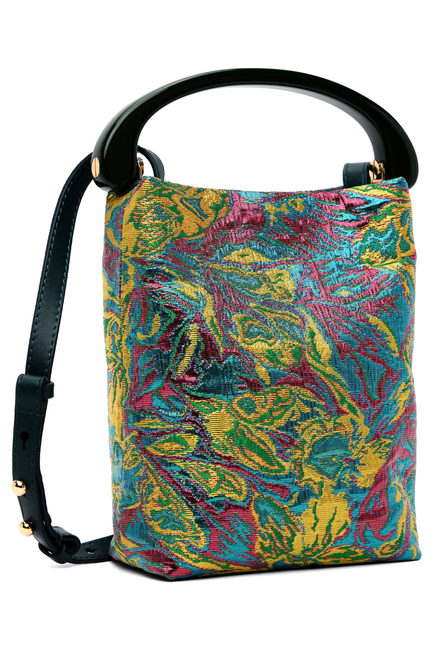 CRISP MICRO JACQUARD BAG IN LEMON, SS26